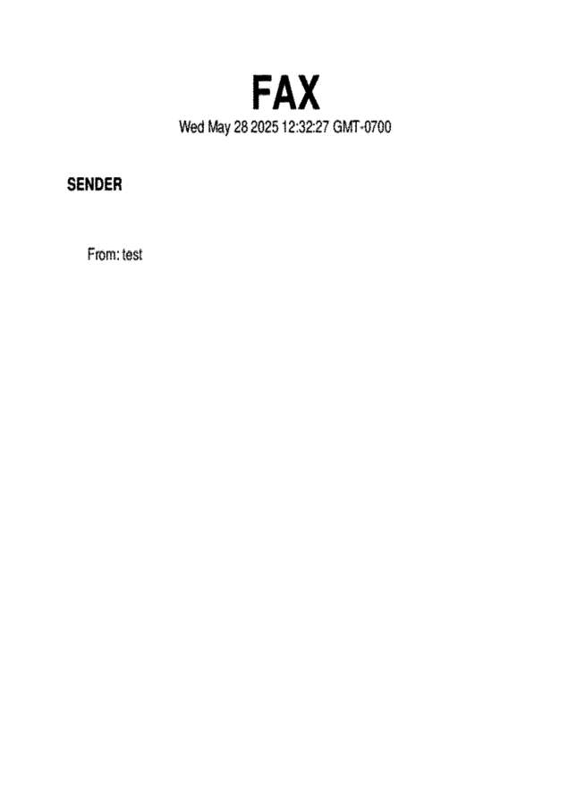 fax page