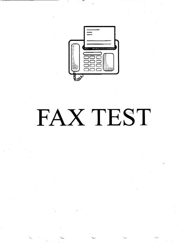 Fax page