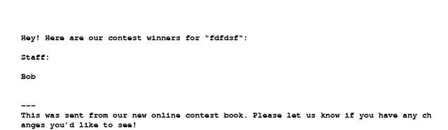 Fax page