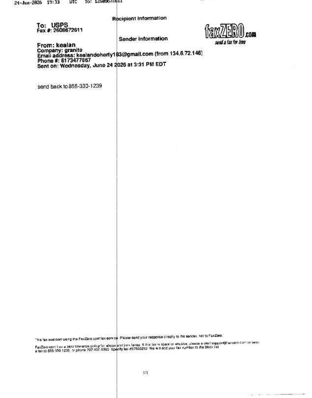 fax page
