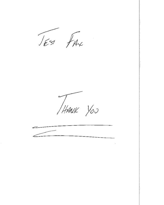 Fax page