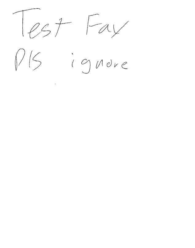 Fax page