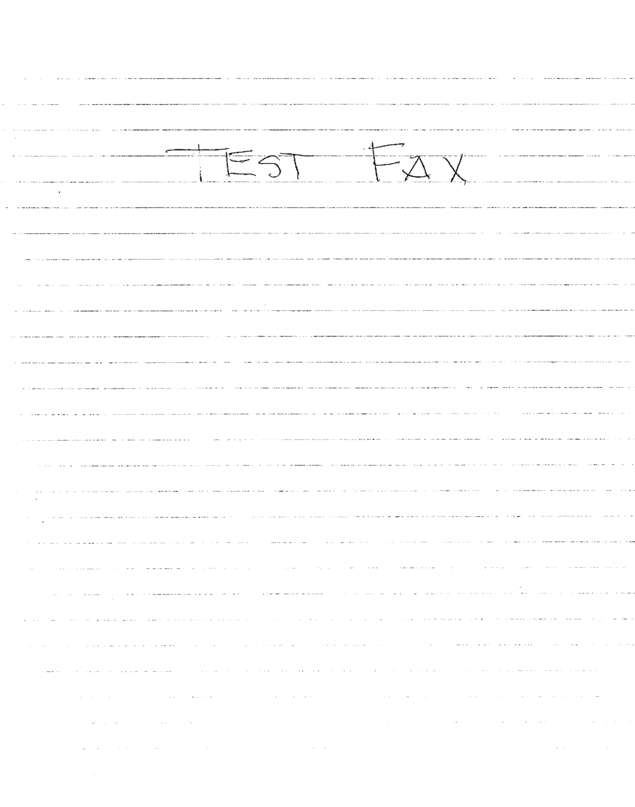 Fax page
