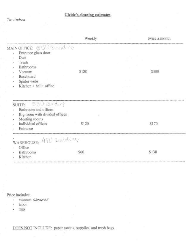 Fax page