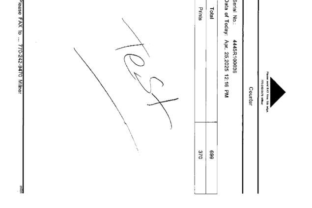 Fax page