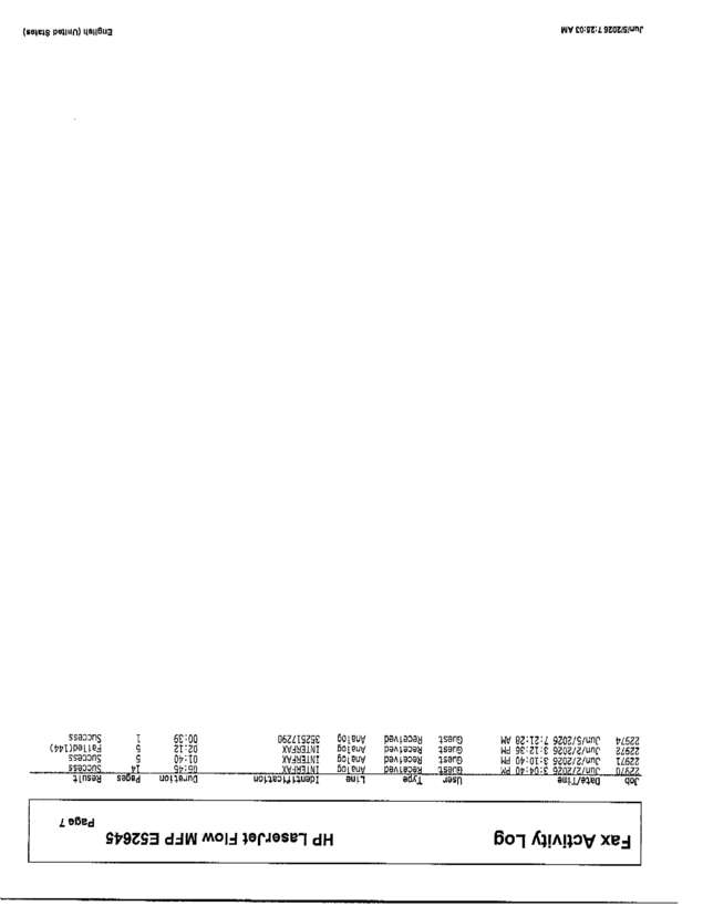 fax page
