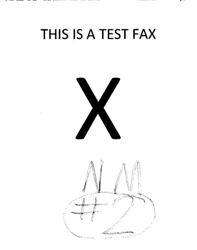 fax page