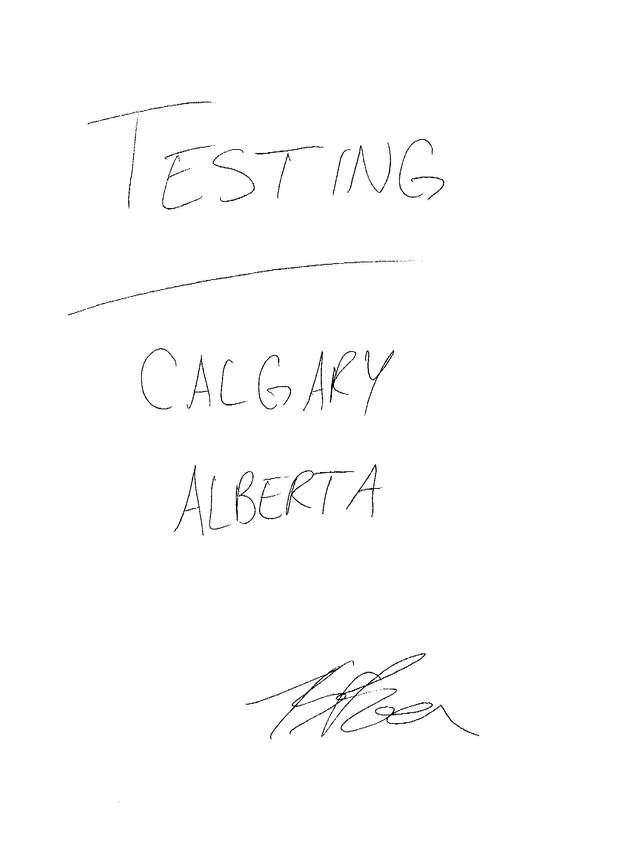 Fax page