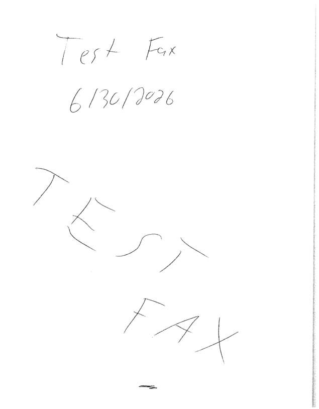fax page