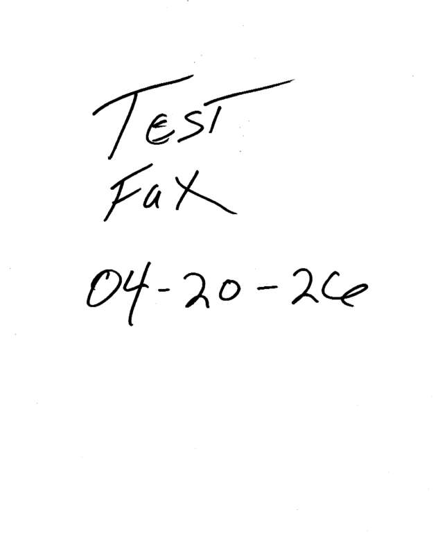 fax page