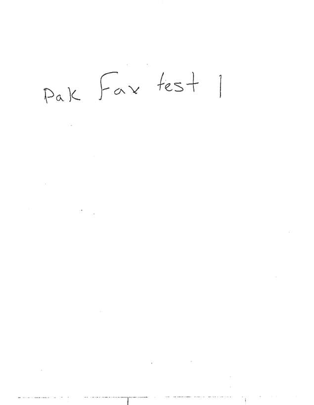Fax page