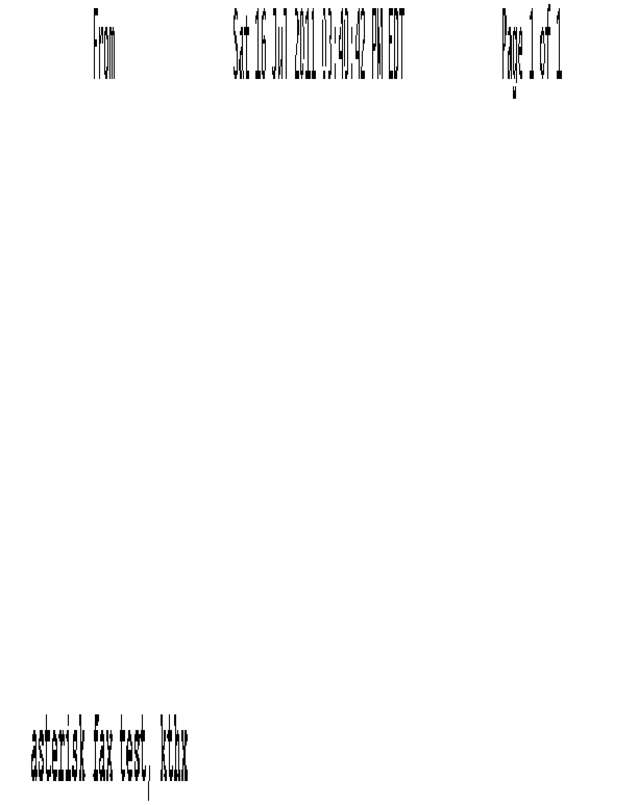 Fax page