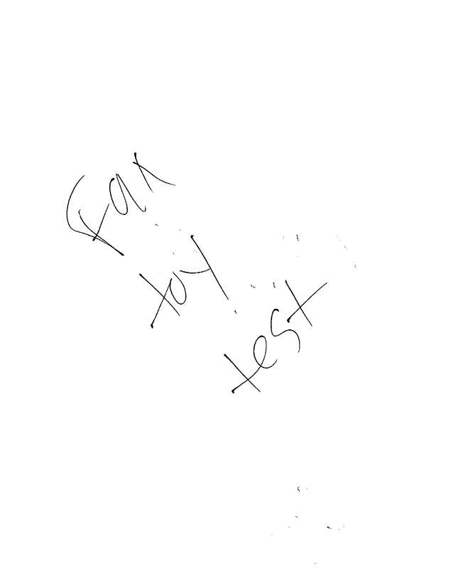 Fax page