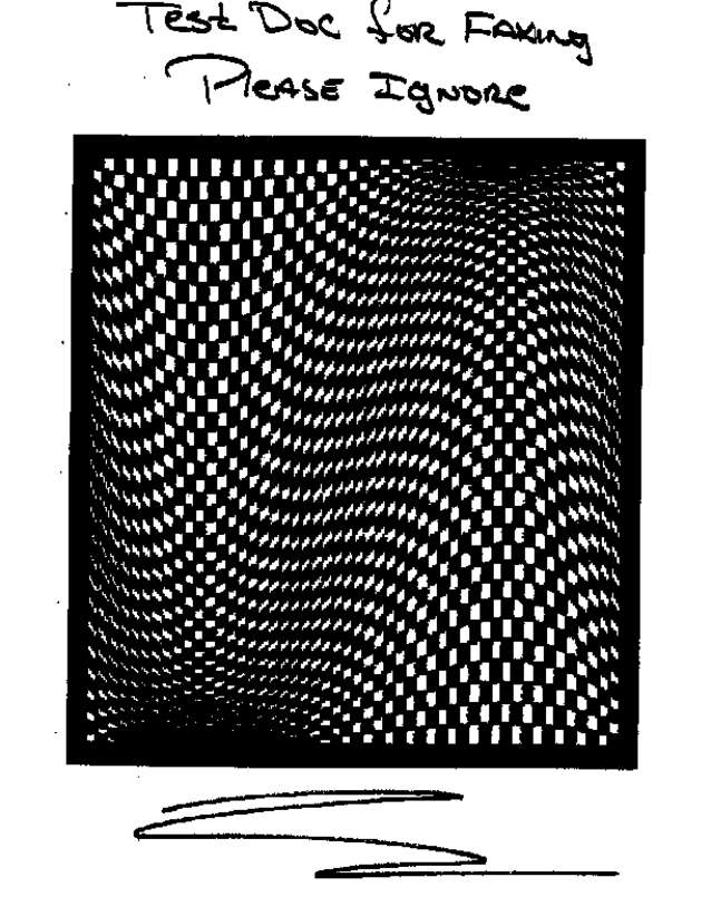 Fax page