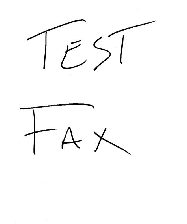 Fax page