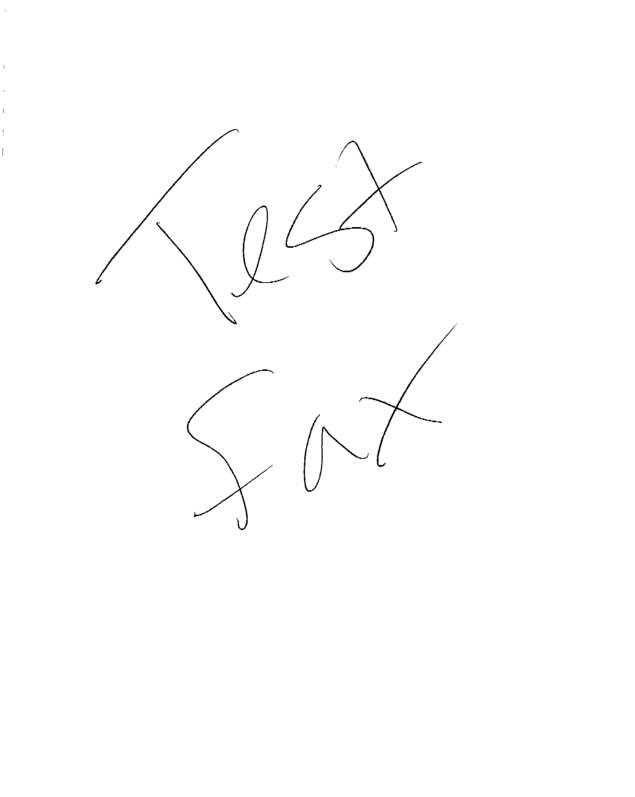 Fax page