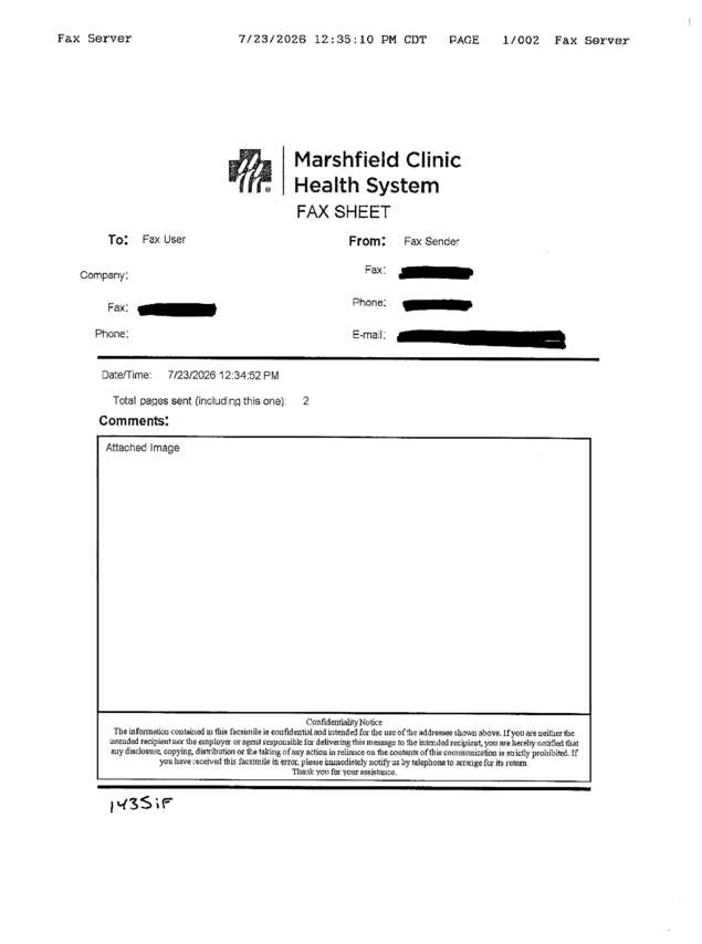 fax page