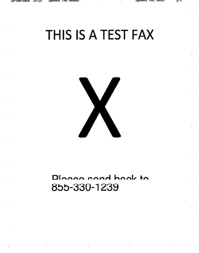 fax page