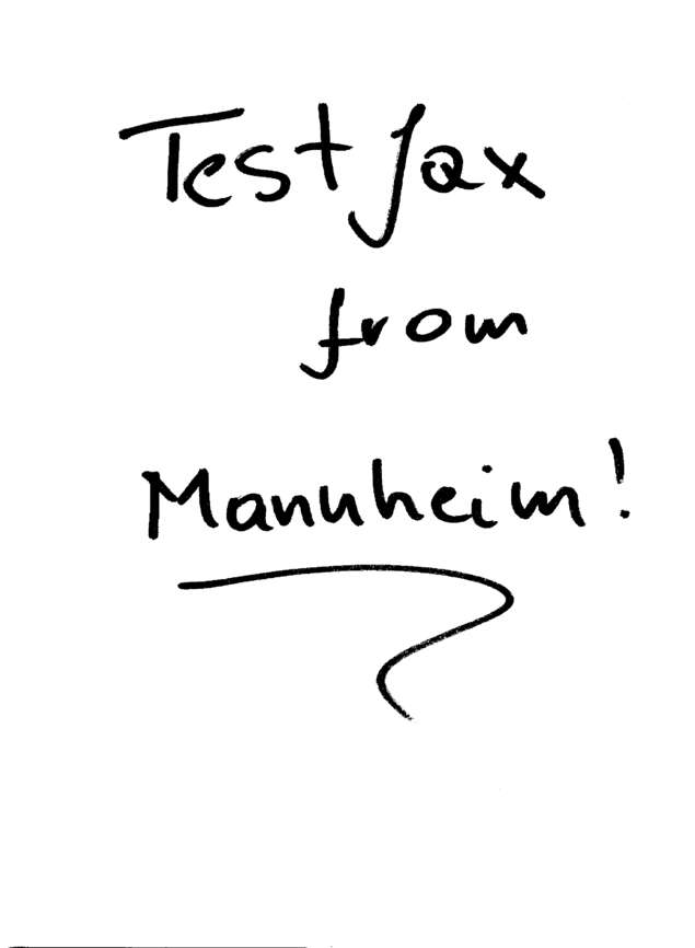 fax page