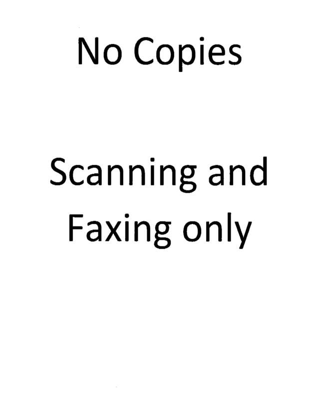 Fax page