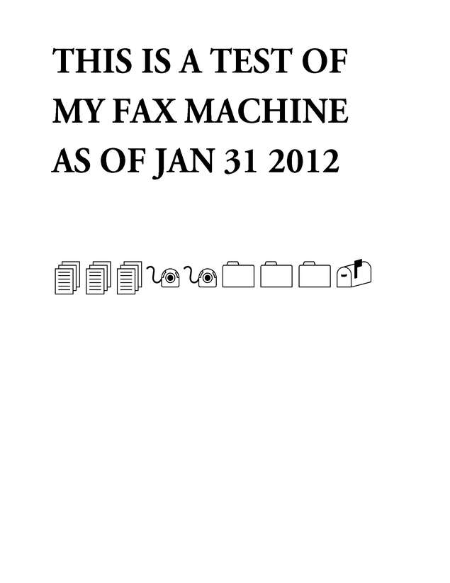 fax page