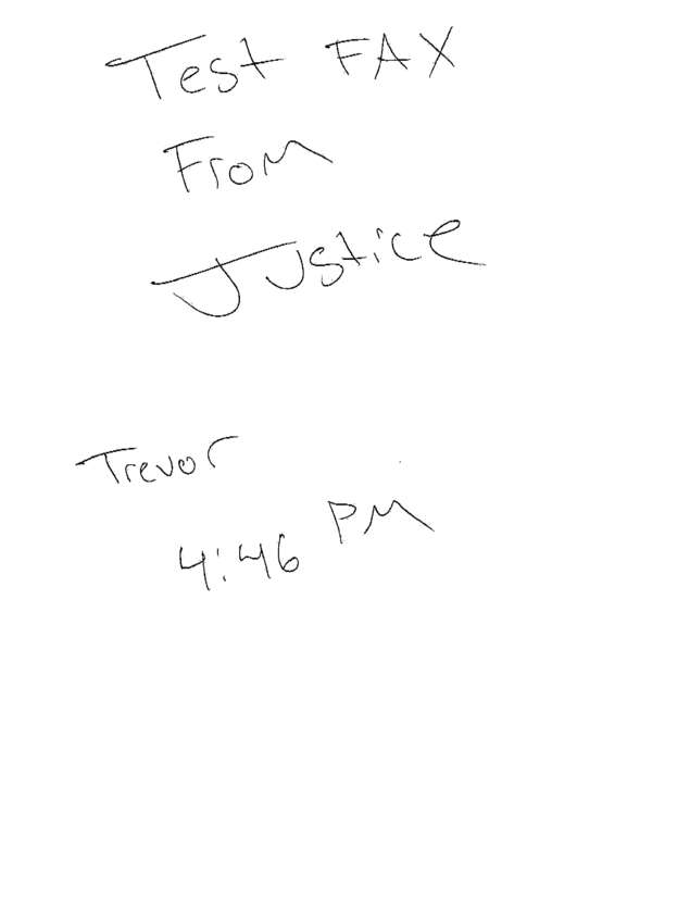 Fax page