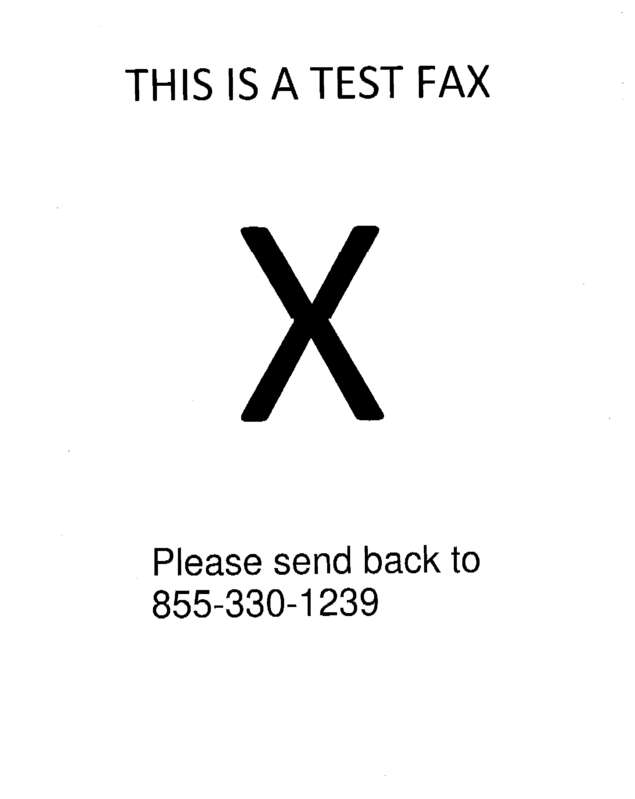 fax page