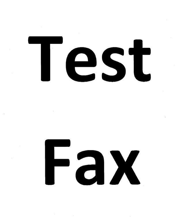 Fax page