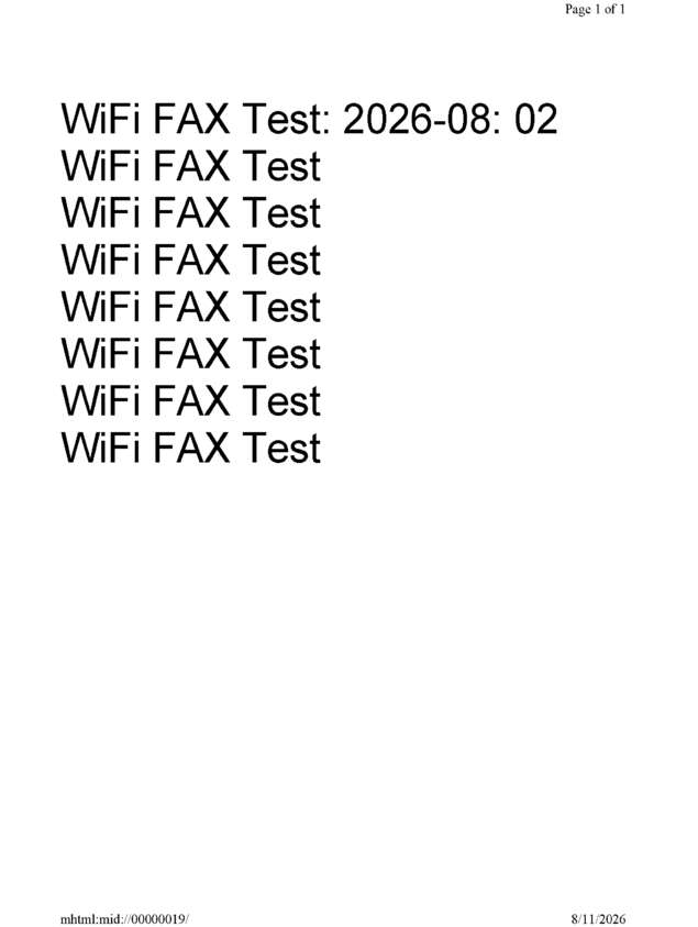 fax page