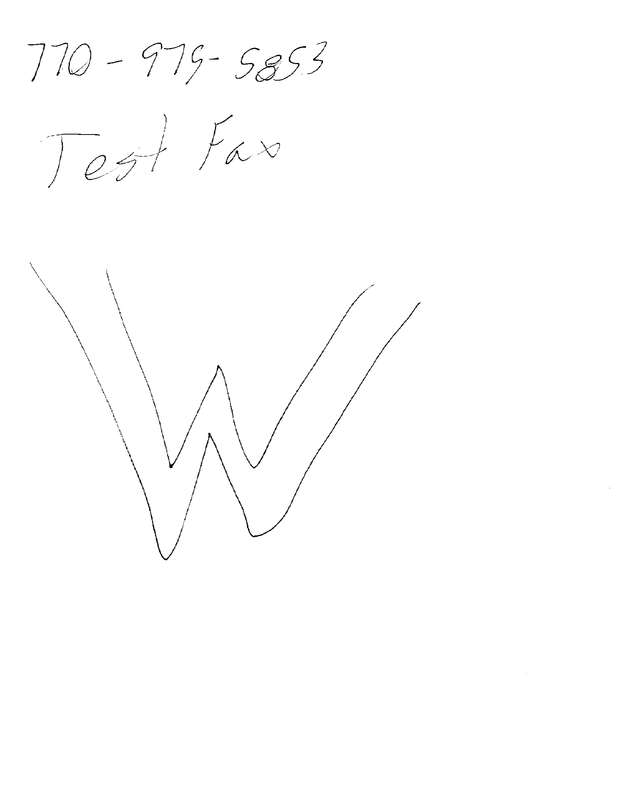Fax page