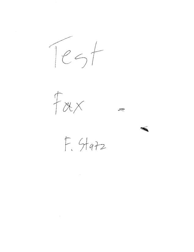 Fax page