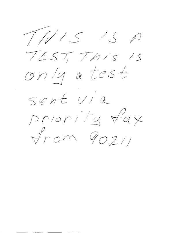 Fax page