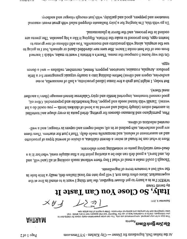 Fax page