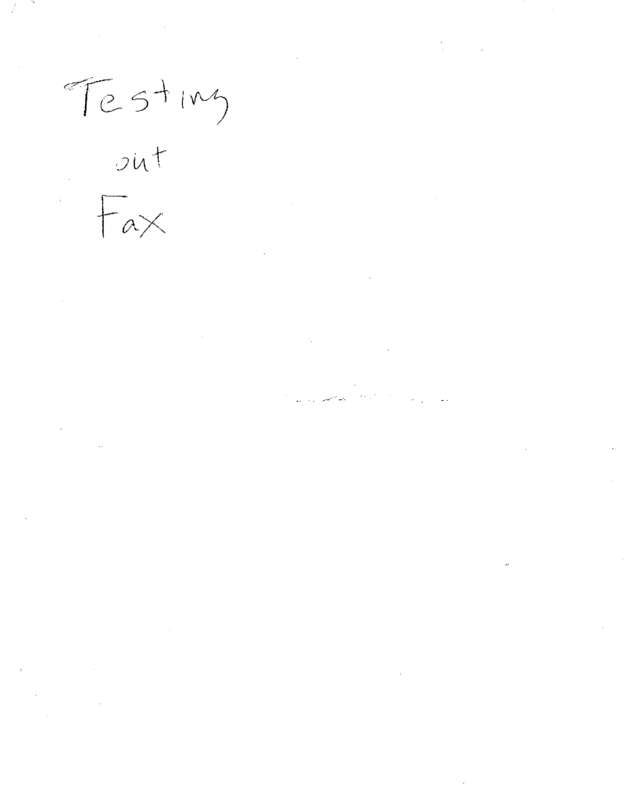 fax page