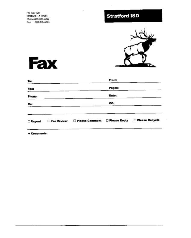 Fax page
