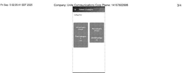 Fax page