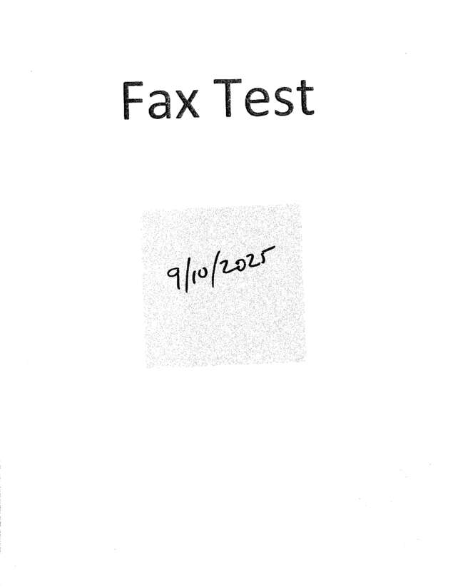 Fax page