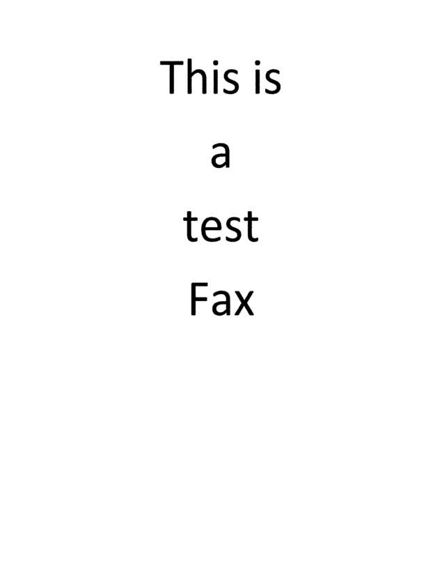 fax page