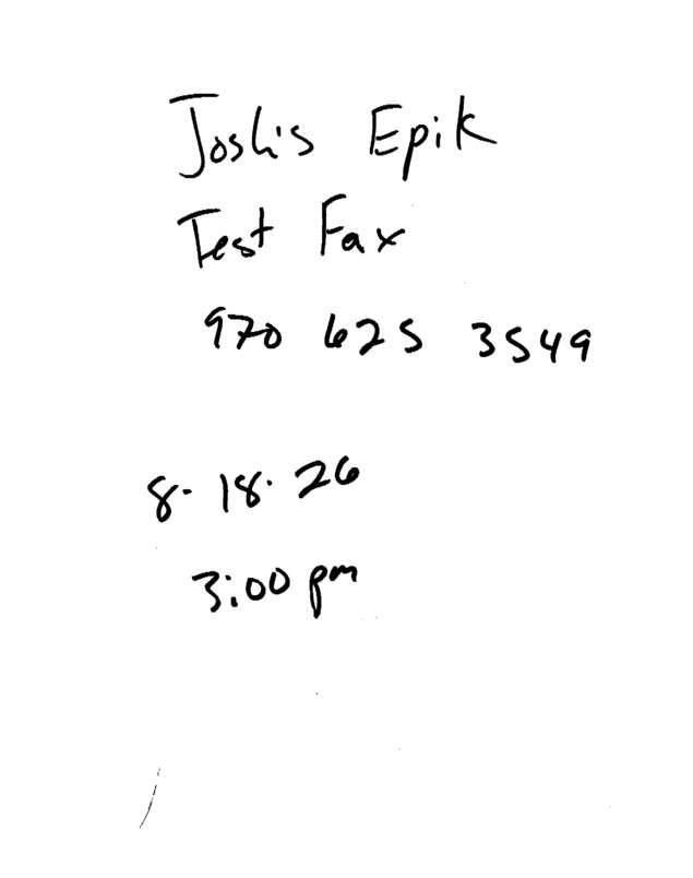 fax page