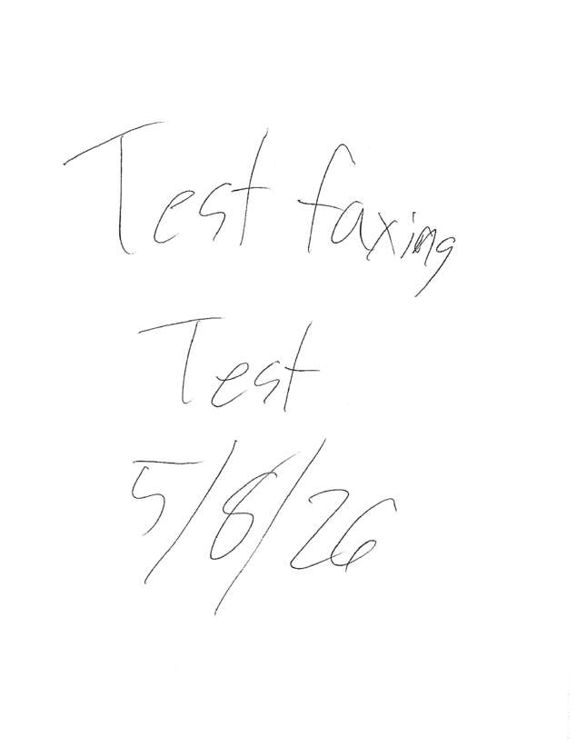 fax page