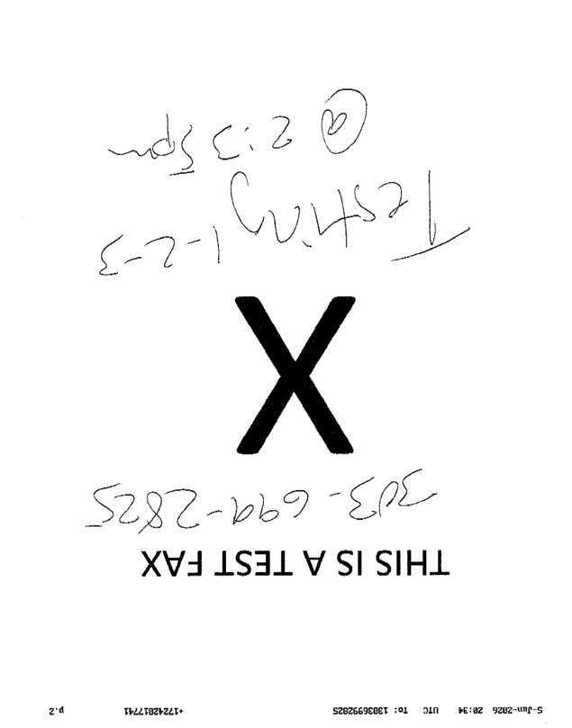 fax page