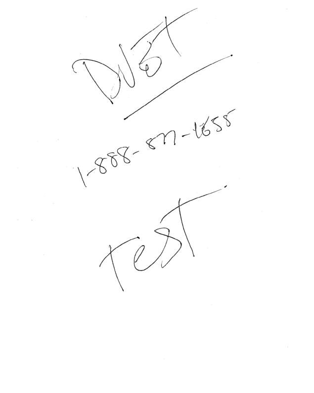 Fax page