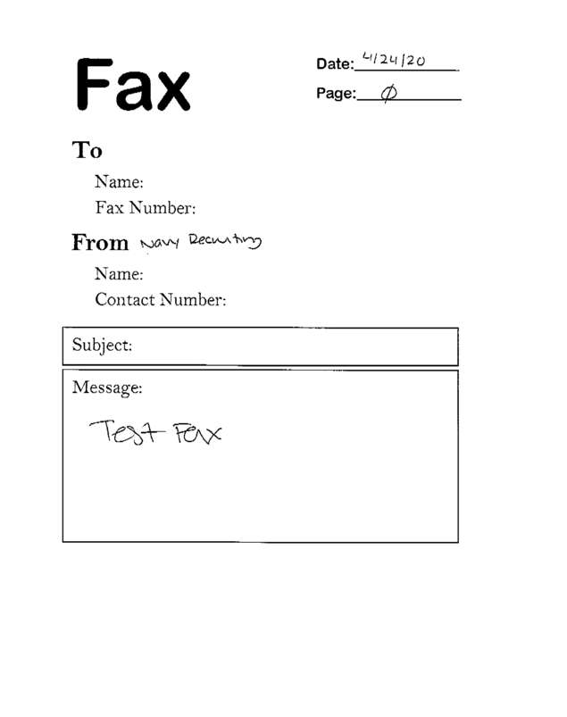 fax page