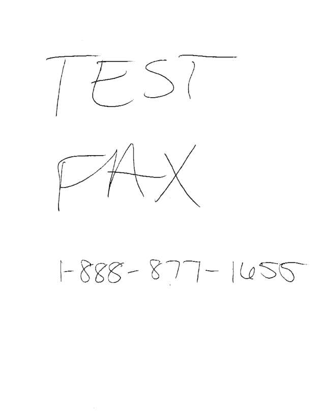 Fax page