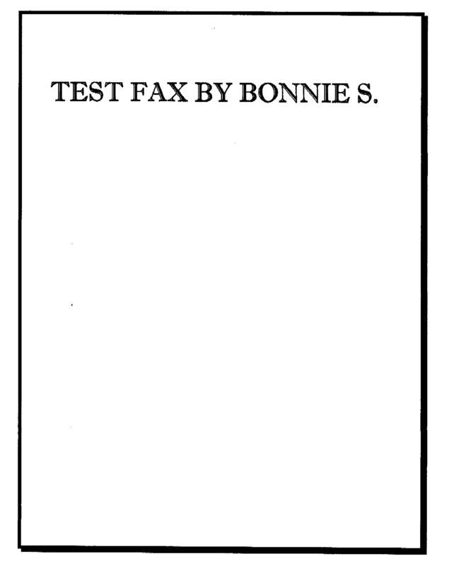 fax page