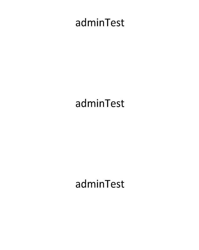 Fax page