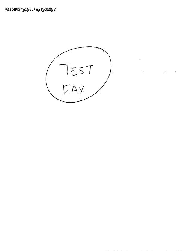 Fax page