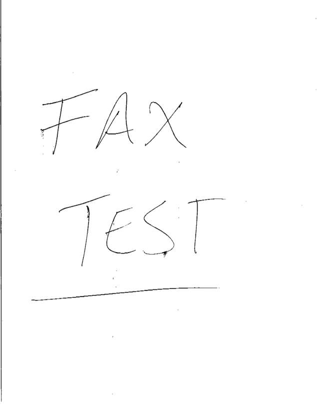 Fax page