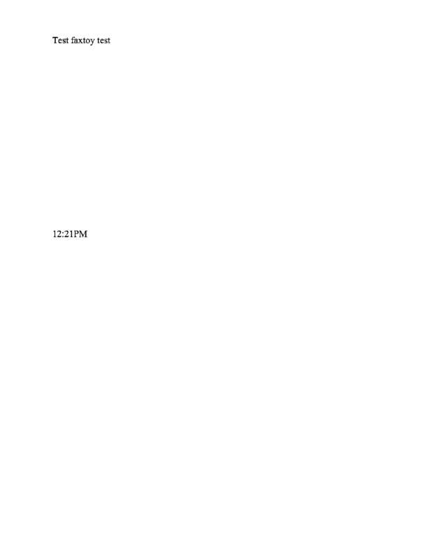 fax page