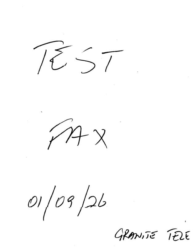 fax page